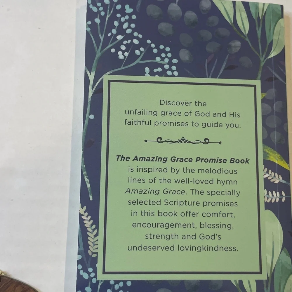 Amazing Grace Faith Based Promise Book with Jewelry Bundle Inspirational Gift